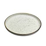 Plato redondo de porcelana 25.4 cm