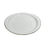 Plato redondo de porcelana 26.6 cm