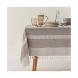 Mantel de tela para mesa rectangular 140x180 cm jacquard
