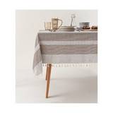 Mantel de tela para mesa rectangular con encaje 140x220 cm