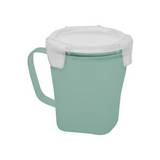 Deposito para sopa de plastico 650 ml verde