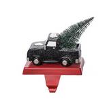 Adorno auto antiguo negro navideño con arbol 3 pzas