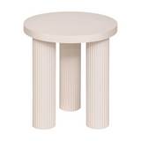 Mesa de centro de madera 40x45 cm tella marfil