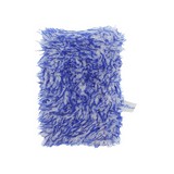 Esponja de microfibra 20x13x5.5 centímetros blanco/azul