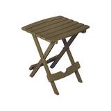 Mesa auxiliar de resina quik-fold cafe
