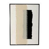 Cuadro decorativo lineal blanco negro 50x70cm surtido