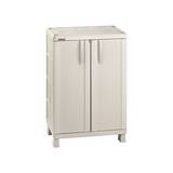 Armario plastico 65x45x101.5 cm mediano rattan taupe