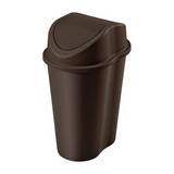 Papelero de plastico 25 l café