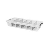 Caja organizadora de plastico 9 l con 5 divisiones