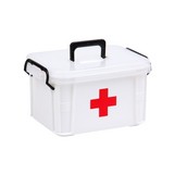Caja organizadora de plástico 24.5 x 17 x 13.5 cm botiquín