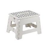 Banco plastico 28.5x21.5x22 cm blanco