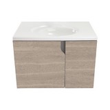 Gabinete con lavamanos elevado 80 cm bardolino