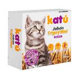 Jabón para gato en barra 100 g trigo y miel