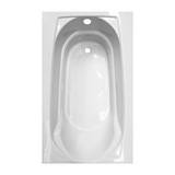 Bañera en fibra de vidrio blanca 1.42x0.81x0.36 m