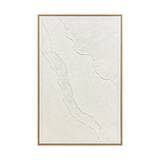 Cuadro decorativo 3d 116x75 cm kohana blanco
