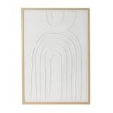 Cuadro decorativo 50x70 cm bobby blanco