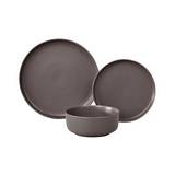 Vajilla de cerámica café 12 piezas