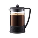 Prensa francesa de vidrio 1500 ml negro