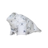 Camisa hueso para mascota talla l color blanco