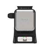 Waflera belga de acero inoxidable 19.6x16.6 cm negra
