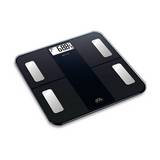 Báscula para baño digital de bluetooth 180 kg color negro