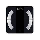 Báscula para baño digital de bluetooth 180 kg color negro