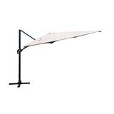 Sombrilla rectangular acero/metálica 300x400 cm beige