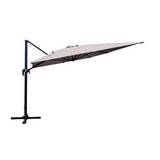 Sombrilla rectangular acero/metálica 300x400 cm taupe