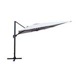 Sombrilla rectangular color gris 300 x 400 cm