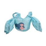 Chaleco flotador para niños 30x33x16 cm celeste sirena