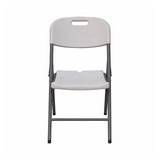 Silla plastica plegable 60x46x85 cm blanco