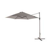 Sombrilla hexagonal metalica/poliester 300x230 cm gris