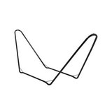 Estructura para hamaca de acero 300x75x105 cm negro