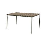 Mesa rectangular de 150 x 90 cm color café