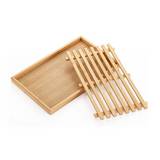 Tabla para pan rectangular 40x25x2.2 cm 2 piezas
