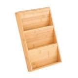 Organizador de especias de bambú 24x38x5 cm