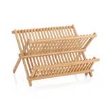 Escurridor para platos de bambú 42x2.5x38 cm