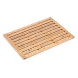 Alfombra para baño de bambú 62x45x1.8 cm