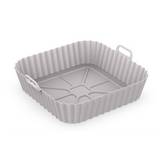 Molde de silicón para freidora de aire 20.5 cm gris