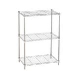 Estante multiusos de 3 niveles metálico 56x35x82 cm