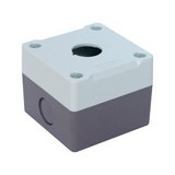 Caja plastica de 1 espacio 22 mm