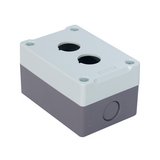 Caja plastica de 2 espacio 22 mm