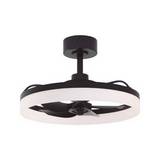 Ventilador de techo 20 pulg (50 cm) negro 5 aspas abs cct aquila