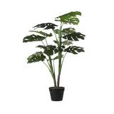 Planta artificial con maceta color verde monstera 100 cm 