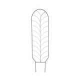 Valla decorativa para jardin 48x180 cm gris