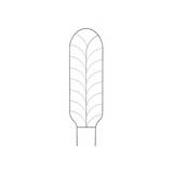 Valla decorativa para jardin 42x150 cm gris