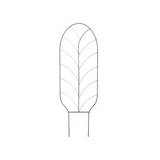 Valla decorativa para jardin 36x110 cm gris