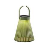 Linterna solar led 18 cm verde