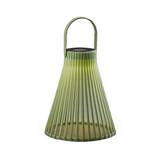 Linterna solar led 24 cm verde