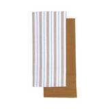 Toalla para cocina de algodón 50x70 cm charlize beige 2 piezas